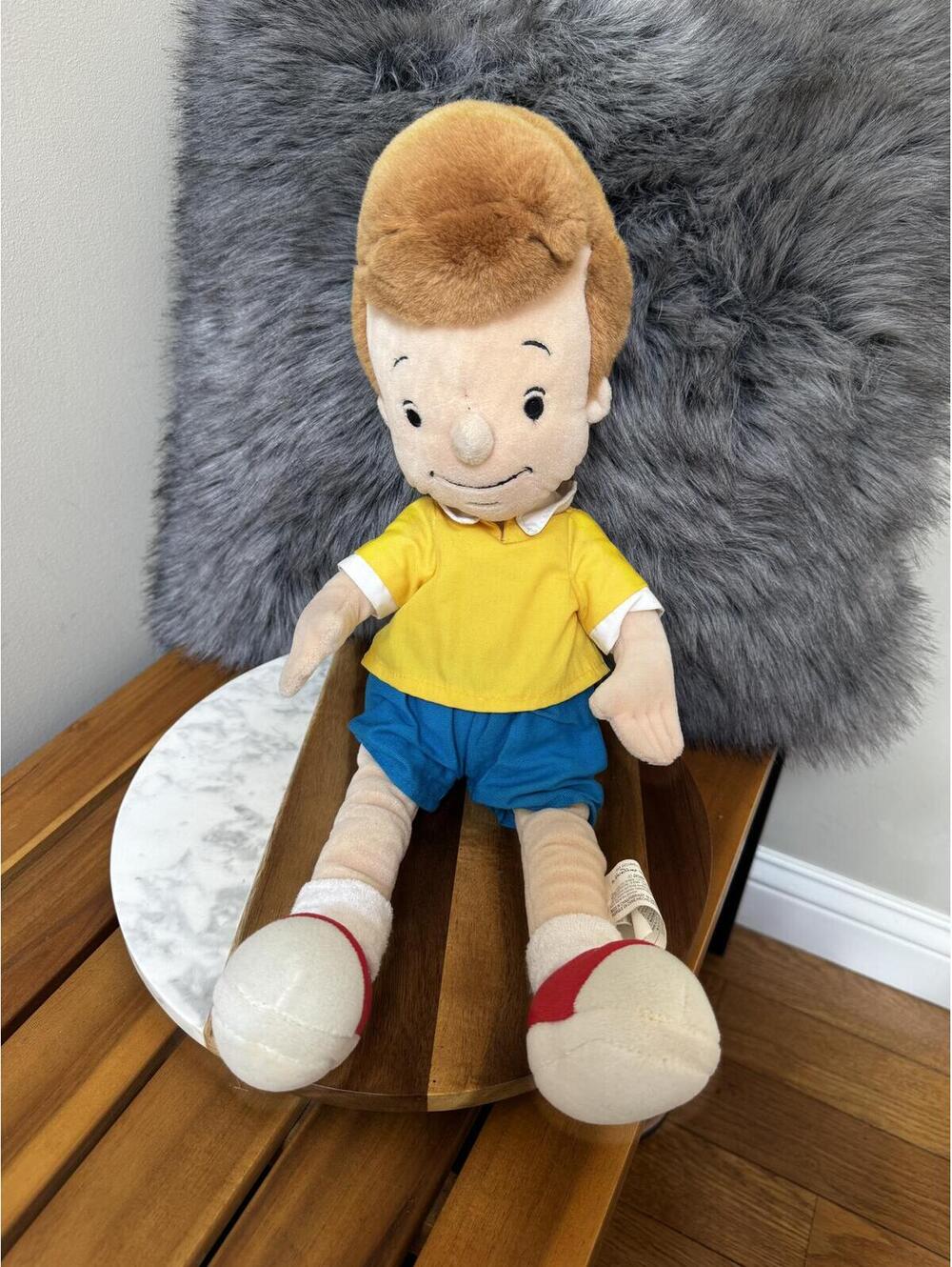 Vintage Disney Store Christopher Robin Plush Doll Winnie the Pooh Large 18"
